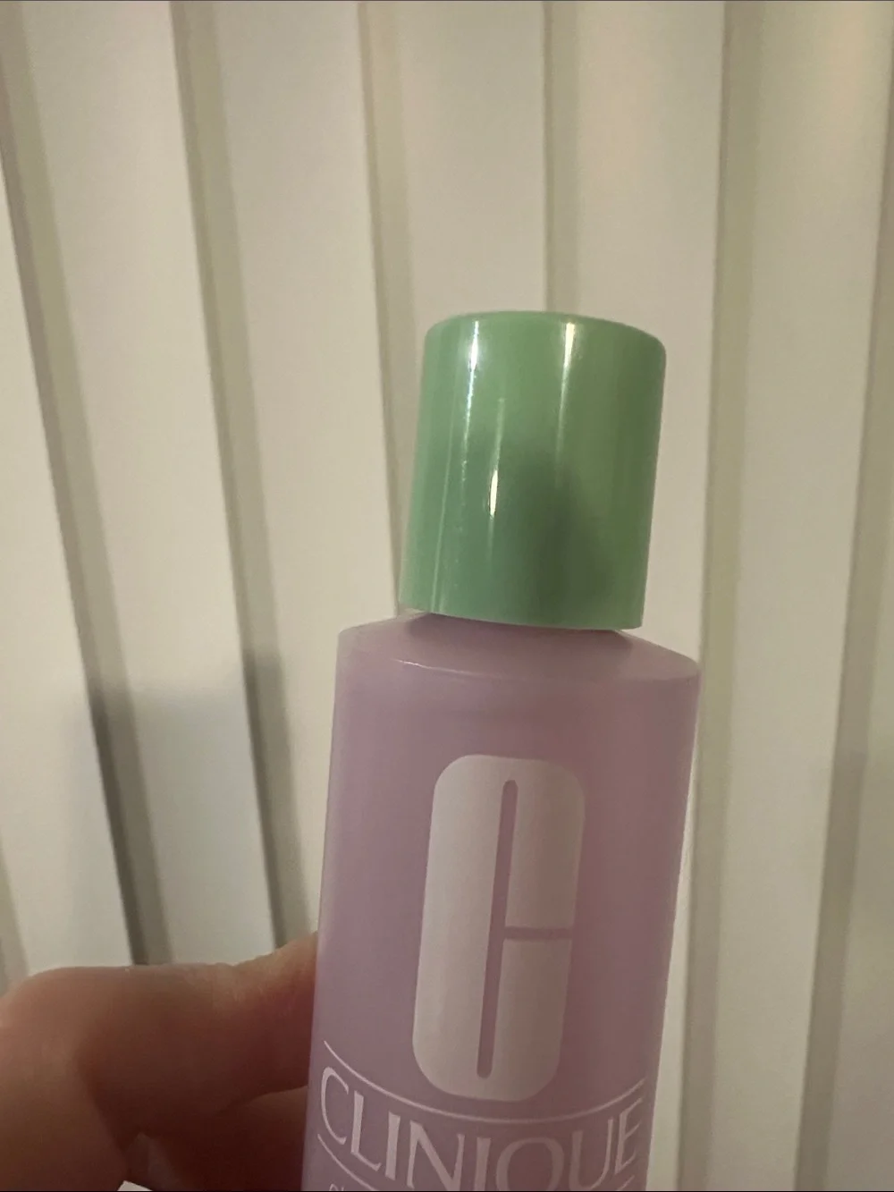 Clinique Clarifying Lotion 2 Pale Pink Bottle with Mint Green Cap